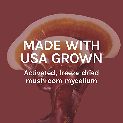 Host Defense, Reishi Capsules, Supports General Wellness and Vitality, Daily Mushroom Mycelium Supplement, USDA Organic, 30 Vegetarian Capsules (15 Servings)