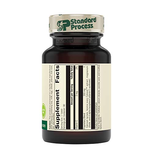 Standard Process Ovex - Whole Food Women's Health Supplement with Calcium Lactate, Magnesium Citrate, and Vitamin C - Gluten Free - 90 Tablets
