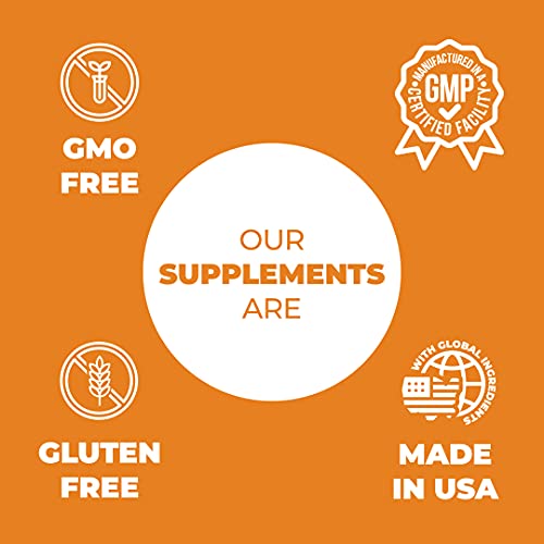 Turmeric Curcumin Ashwagandha, Ginger, Bioperine. Occasional Joint Discomfort Relief Supplement. Antioxidant Properties for Healthy Thyroid and Adrenal Support, and Balanced Cortisol Levels.
