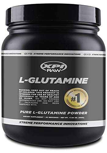 XPI RAW L-Glutamine Powder 500 Grams - Non-GMO, Gluten Free Powder