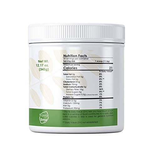 Viafiber Organic Prebiotics, L Glutamine Powder, Vegan Fiber Powder for Gut Health, Leaky Gut Repair Powder, Prebiotics, Acacia Fiber ,Gut Health Supplements for Women and Man 12.17 Ounce