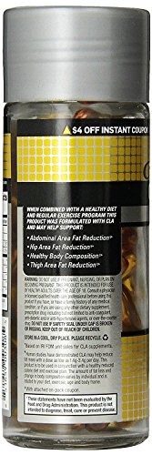 AbCuts CLA Belly Fat Formula - 120 Easy-to-Swallow Softgels - Omega 3 Fish Oil, Flaxseed Oil and Vitamin E - Helps Increase Antioxidant Supply and Healthy Body Composition