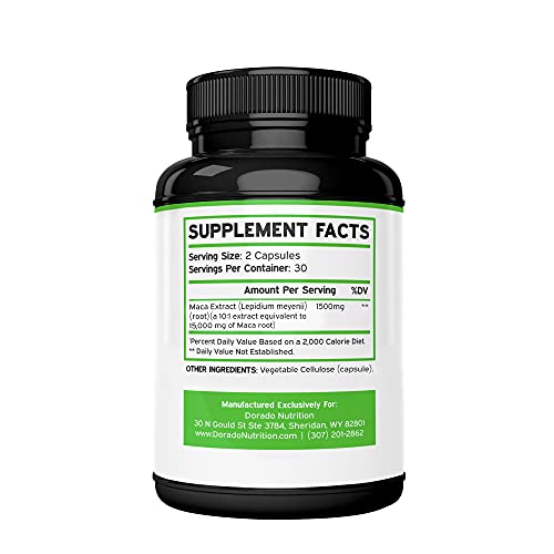 Tribulus Terrestris for Men & Women - 15,000mg Extract Equivalent,120 Capsules - Maca Root Capsules for Men & Women - 15,000mg Extract Equivalent, 60 plus - Horny Goat Weed for Men and Women - [1590mg