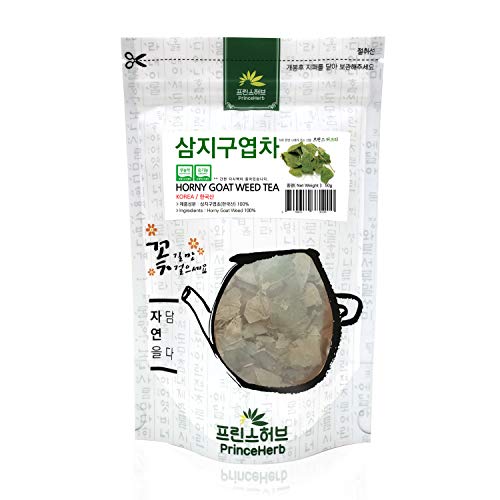 [Medicinal Korean Herb] Horny Goat Weed Tea ( Barrenwort / Epimedium / Yinyanghuo / 삼지구엽 차) Dried Loose Leaves 50g