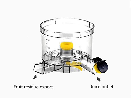 ZOUSHUAIDEDIAN Slow Masticating Juicer,Wide Chute Juice Extractor Cold Press Juicer Machine with Quiet Motor/Reverse Function/Juice Jug for High Nutrient Fruit & Vegetable Juice,Multifunctional Juicer