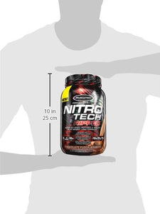 Protein Powder for Weight Loss | MuscleTech Nitro-Tech Ripped | Whey Protein Powder + Weight Loss Formula | Lose Weight | Weight Loss Protein Powder for Women & Men | Chocolate, 2 lb(package may vary)