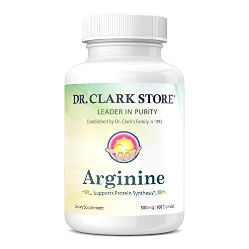 Dr. Clark Arginine, 500mg, 100 Capsules