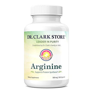 Dr. Clark Arginine, 500mg, 100 Capsules