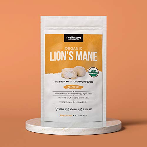 The Reserve Organic Maca Powder and Peruvian Maca Root Powder for an Endurance Booster, Mood, and Stress (3.5 oz)