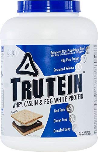 Body Nutrition Protein Powder - Trutein Smores 4lb Whey, - Natural Keto Drink - Weight Loss, Workout, Recovery