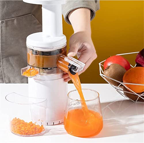 Juicer Machines Slow Juicer Masticating Juicer Machine, BPA-Free Chewing Slow Screw Juicer Wireless Slow Juicer Fruit and Vegetable Cold Pressed Juicer Drinking Water