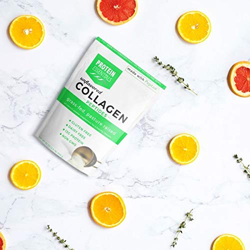 Protein Essentials Collagen Peptides Powder, Grass-Fed, Paleo & Keto Friendly, NonGMO & Gluten Free Unflavored 32oz