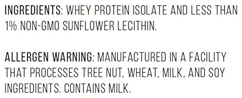 Realist Lifestyle Real Whey Protein Isolate Powder, Invisible Flavor, Clean Ingredients, 2.42 Pounds, 50 Servings, Soy Free