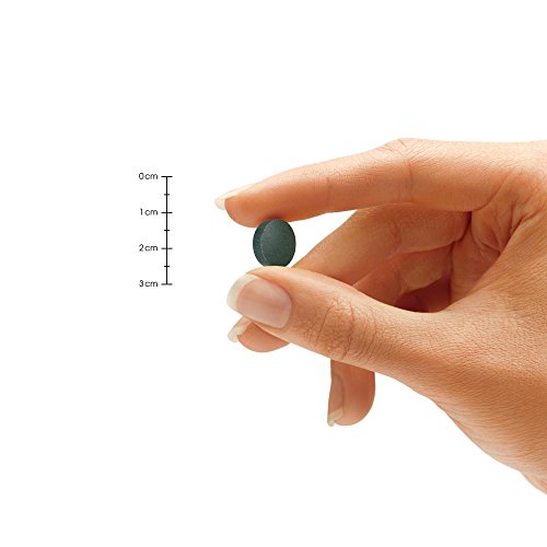 USDA Organic Spirulina Tablets - Non-GMO Green Superfood Supplement: 3000mg of Fresh Blue Green Algae, Vegan, Gluten Free, Sustainably Grown, Pesticides Free and Non-Irradiated, 500mg per Tablet, 180'