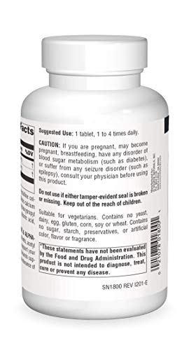 Source Naturals Acetyl L-Carnitine & Alpha-Lipoic Acid 650mg- 120 Tablets