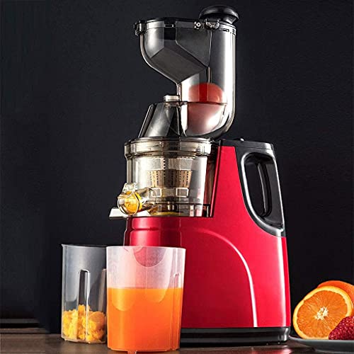 WXLBHD Slow Masticating Juicer, Cold Press Juicer Machine Easy to Clean, Household Residue Juice Separation Juice Machine, Juice Extractor with Quiet Motor and Reverse Function, Easy Clean