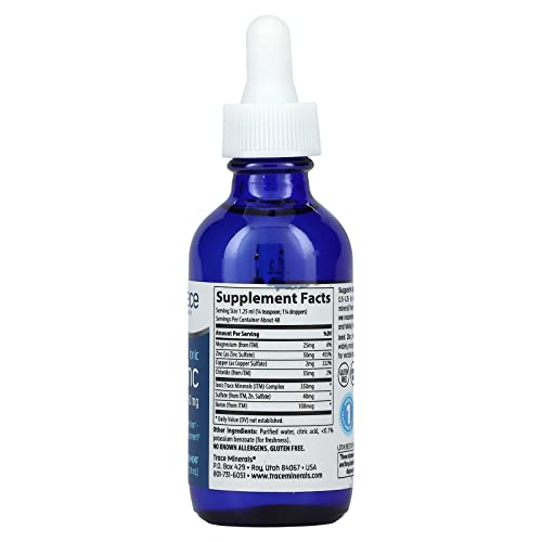 Trace Minerals Research, Ionic Zinc Liquid, 2 Fl Oz