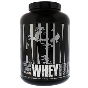 Animal Whey Isolate Whey Protein Powder – Isolate Loaded for Post Workout and Recovery – Low Sugar with Highly Digestible Whey Isolate Protein - Chocolate - 5 Pounds