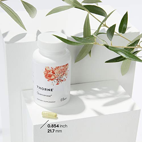 Thorne Research - Quercenase - Quercetin Phytosome Supplement with Bromelain - 60 Capsules
