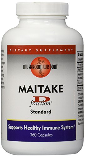 MUSHROOM WISDOM Maitake Mushroom Extract D-Fraction 360 Capsules