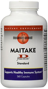 MUSHROOM WISDOM Maitake Mushroom Extract D-Fraction 360 Capsules