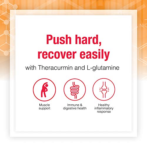 CurcuminRich Theracurmin & L-Glutamine by Natural Factors, Post-Workout Curcumin Powder