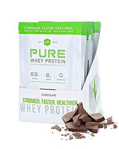 Pure Whey Protein Powder Chocolate Pack of 10 Single Serves