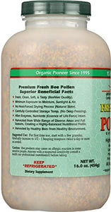 YS Bee Farms, Bee Pollen Organic, 16 Ounce