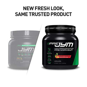 Pre JYM Pre Workout Powder - BCAAs, Creatine HCI, Citrulline Malate, Beta-Alanine, Betaine, and More | JYM Supplement Science | Tangerine Flavor, 20 Servings