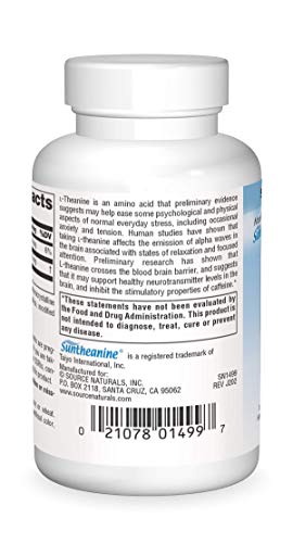 Source Naturals Serene Science L-Theanine 200mg - 60 Tablets