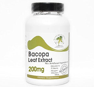 Bacopa Leaf Extract 900mg ~ 180 Capsules - No Additives ~ Naturetition Supplements