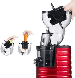RenminRoad Slow Masticating Juicer Wide Chute Juice Extractor Cold Press Juicer Machine With Quiet Motor/Reverse Function/Juice Jug for Fruits &Vegetables