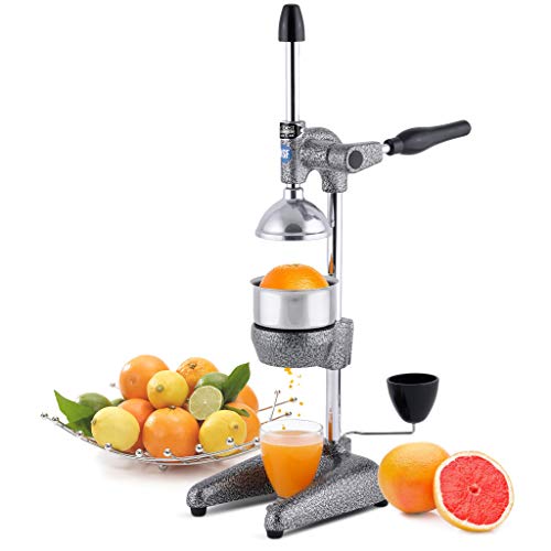 Tribest Pro MJP-100 Professional Manual Juice Cold Press Juicer for Citrus, One-Size, Grey