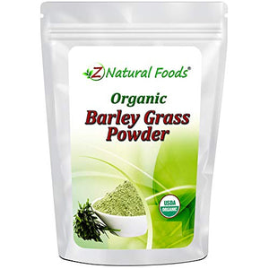 Organic Barley Grass Powder - Green Superfood Supplement for Drinks, Juice, Shakes, Smoothies, Recipes - All Natural Vitamins, Minerals Antioxidants - Raw, Vegan, Non GMO, Kosher - Bulk 5 lb Size