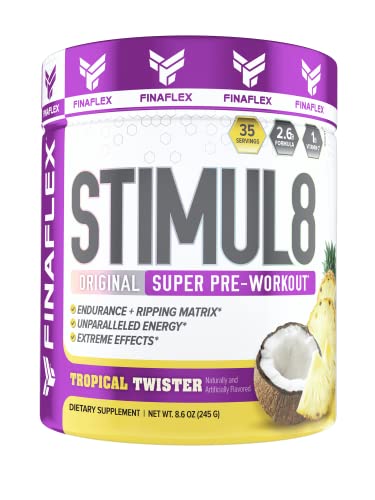 Stimul8, Original Super Pre-Workout with Vitamin C (35 Serving, Tropical Twister)