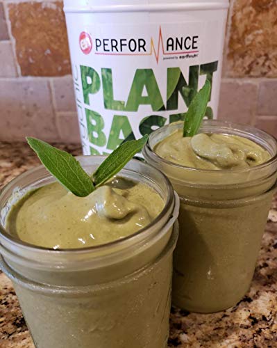 EarthNutri Organic Plant Based Protein Caramel Coffee Certified Organic Plant Sources, PANMOL B Complex, Quinoa Sprouts, Pea Protein, Hemp Protein, Oat Bran, Flax Seed Protein 31.49 oz