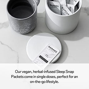 Barker Wellness Sleep Snap Packet｜Relieve Anxiety and Pain, Natural Relaxation, Wellness for Full Body & Mind｜All-Natural Vegan Cruelty-Free (Single 1mL Packet)