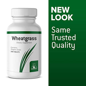 Graminex Wheatgrass Tablets - Natural Immunity, Anti-Aging Support, Boosts Energy, Heart Health, Wellness - Amino Acids, Vitamins, Minerals, Antioxidants Greens Superfood Supplement - 240 Non-GMO Tabs