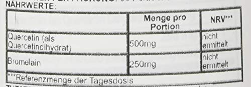Quercetin w/Bromelain 180 Capsules