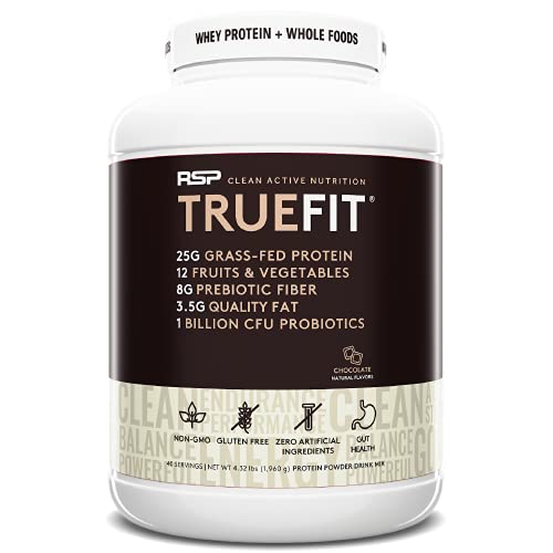 RSP TRUEFIT Protein Powder Meal Replacement Shake, 4.32 LB, Chocolate