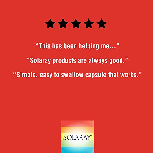 Solaray L-Glutamine 500mg | Healthy Muscle Recovery, Gastrointestinal & Immune System Support | Non-GMO | Vegan | Lab Verified | 100 VegCaps