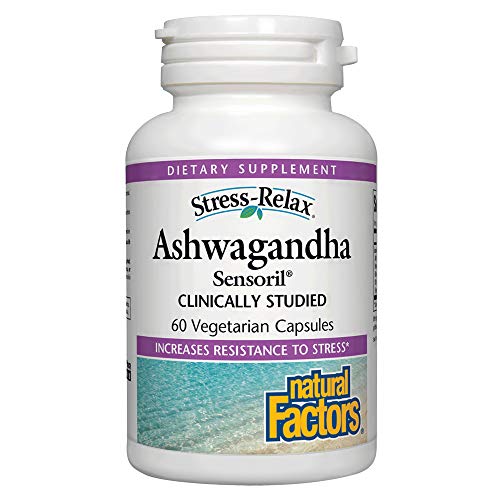 Stress-Relax Ashwagandha Sensoril by Natural Factors, 60 vegetarian capsules (60 servings)