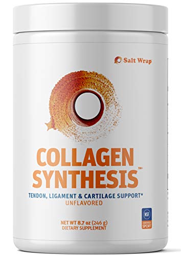 SaltWrap Collagen Supplement for Joints with FORTIGEL, TENDOFORTE – NSF Certified Collagen Synthesis Powder for Joint Recovery, Tendons, Ligaments, Cartilage, Pre and Post-Exercise Collagen Peptides