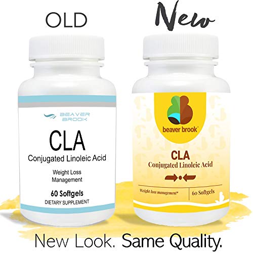 Beaver Brook CLA, 2,000mg Safflower Oil, Non-Stimulating, Non-GMO, Gluten-Free, All Natural, Gluten Free - 60 Capsules