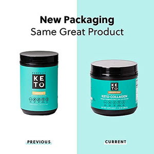 Perfect Keto Collagen Protein Powder with MCT Oil - Grassfed, GF, Multi Supplement, Best for Ketogenic Diets, Use as Keto Creamer, in Coffee and Shakes for Women & Men (Cinnamon Toast)