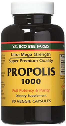 YS Eco Bee Farms Propolis 1000 - 90 Count (Pack of 3)