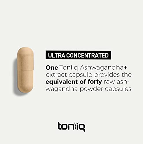 52,500mg 40x Concentrated Extract - 25% Withanolides - Ultra High Strength Ashwagandha Capsules - Wild Harvested in India - Highly Concentrated and Bioavailable Supplement - 120 Veggie Capsules