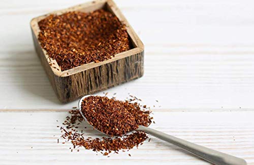 TICK TOCK TEAS Naturally Caffeine Free Red Bush Herbal Green Tea, 40 Count, Organic Rooibos Green Tea, 2.5 Oz