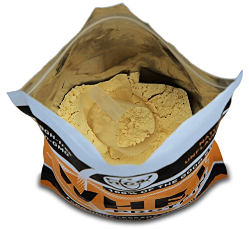 TGS 100% Whey Protein Powder Unflavored, Unsweetened, Keto Friendly - 2lb - All Natural, Low Carb, Low Calorie, No Soy, Made in USA