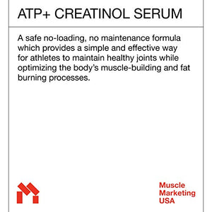 MMUSA ATP+ Creatine Serum Muscle Fuel - Fast + Clean, Pre-Workout Muscle Power. Sublingual Liquid Absorbs Instantly. Safely Supports Fast Muscle Growth; Extends Endurance. No Loading or Weight Gain.